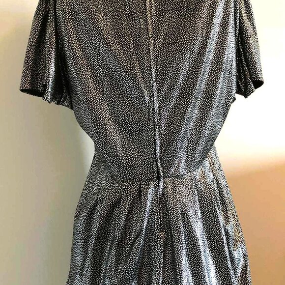 Shimmering Vintage Evening Dress (M/L) - Picture 3 of 4